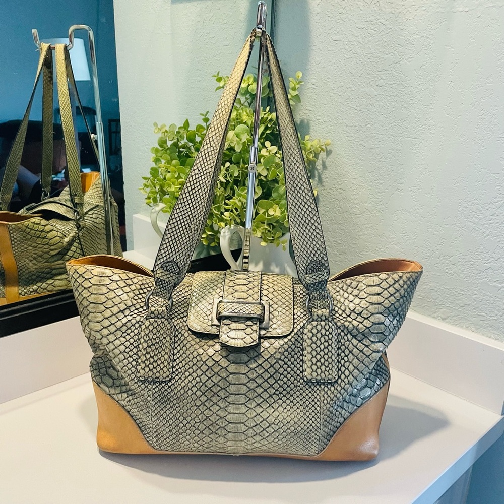 Parri’s All Leather Tote Bag - Made in Italy